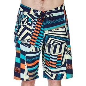 Maguro Print Boardshort Youth yellow