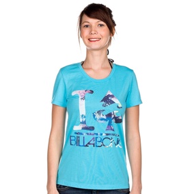 I Love Tee SS Women turquoise