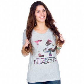 I Love Tee SS Women grey heather